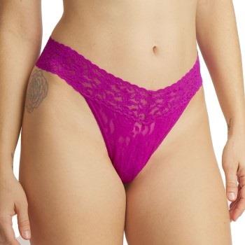 Hanky Panky Truser 3P Original Rise Thong D1 Mørkrosa nylon One Size D...