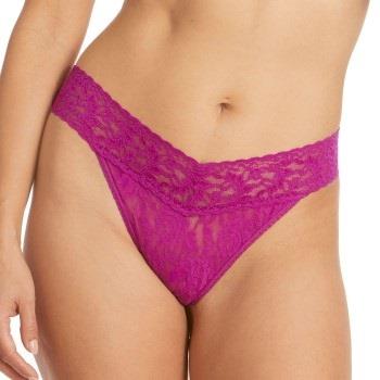 Hanky Panky Truser 3P Original Rise Thong D1 Sjokk Rosa nylon One Size...