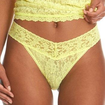 Hanky Panky Truser 3P Original Rise Thong D1 Gul nylon One Size Dame