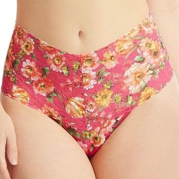 Hanky Panky Truser 2P Signature Lace Print Retro Thong Rosa blomstret ...