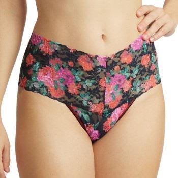 Hanky Panky Truser 3P Signature Lace Print Retro Thong Mixed nylon One...