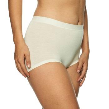 Lady Avenue Truser Bamboo Short Panty Benhvit Bambus Large Dame