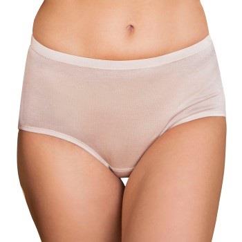 Lady Avenue Truser Silk Jersey Midi Brief Champagne silke Small Dame