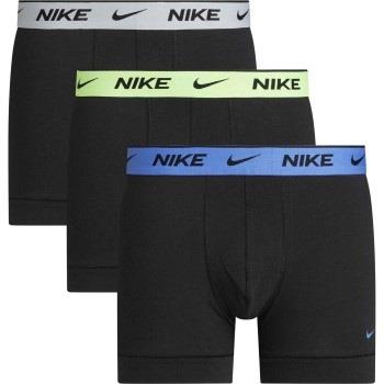 Nike 9P Everyday Essentials Cotton Stretch Boxer D1 Blå/Grønn bomull S...
