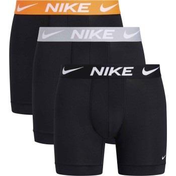 Nike 9P Everyday Essentials Micro Boxer Brief Svart/Oransje polyester ...