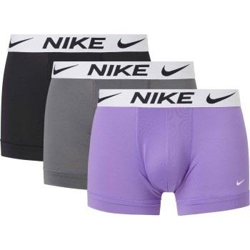 Nike 9P Everyday Essentials Micro Trunks D1 Lilla/Svart polyester Larg...