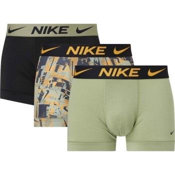 Nike 9P Everyday Essentials Micro Trunks D1 Grønn/Oransje polyester Me...