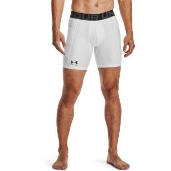 Under Armour 2P HeatGear Mid Compression Shorts Hvit Medium Herre