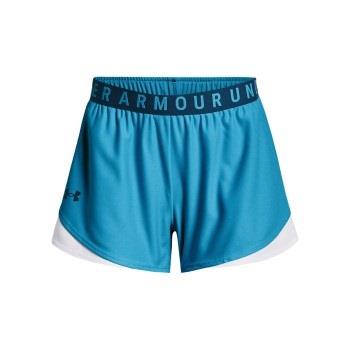 Under Armour 2P Play Up Shorts 3.0 Blå polyester Medium Dame