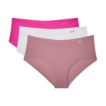 Under Armour Truser 9P Pure Stretch Hipster 1325 Rosa/Hvit Large Dame