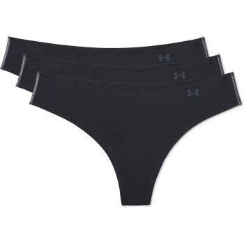 Under Armour Truser 6P Pure Stretch Thong Svart Large Dame