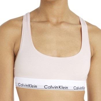 Calvin Klein BH 2P Modern Cotton Bralette Lysrosa Medium Dame