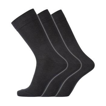 Dovre Strømper 3P Cotton No-Elastic Socks Svart Str 45/48 Herre