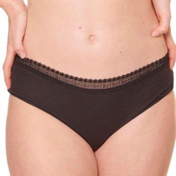 Sloggi Truser 2P GO Ribbed Hipster Briefs Svart økologisk bomull X-Sma...