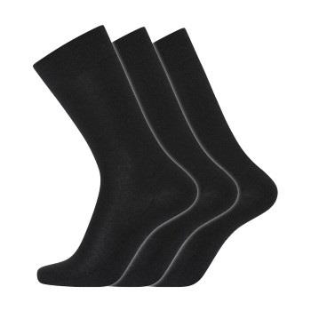 Dovre Strømper 3P Organic Wool Sock Svart Str 45/48 Herre