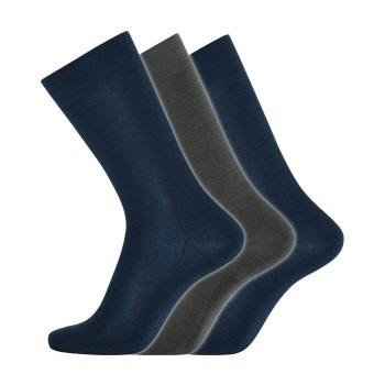 Dovre Strømper 3P Organic Wool Sock Mixed Str 45/48 Herre