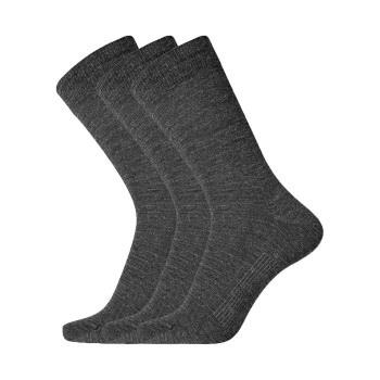 Dovre Strømper 3P Wool Socks Mørkgrå  Str 40/45 Herre