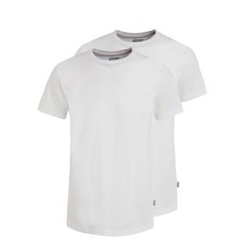 Jockey 2P Cotton Crew Neck T-Shirt Hvit bomull Small Herre