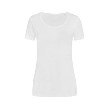 Stedman Finest Cotton T For Women Hvit bomull Small Dame