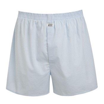 Jockey Woven Poplin Boxer Shorts Hvitrutet mønster bomull 3XL Herre