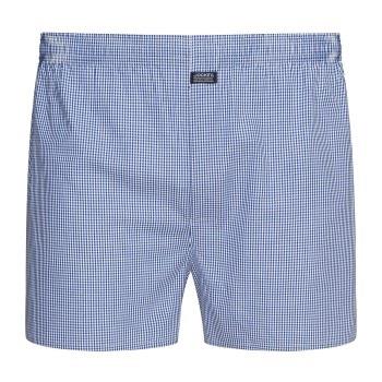 Jockey Woven Poplin Boxer Shorts Marin/Rutet bomull 3XL Herre