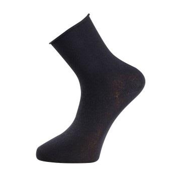 Trofe Cotton Solid Sock Strømper Svart Strl 37/41 Dame