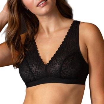 Trofe Maya Soft Bra BH Svart polyamid A 80 Dame