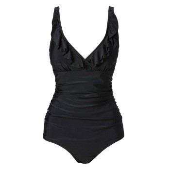 Trofe Rimini Solid Swimsuit Svart 38 Dame