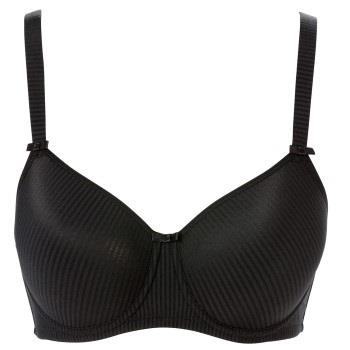 Trofe Sanna Underwire Stripe Bra BH Svart B 70 Dame