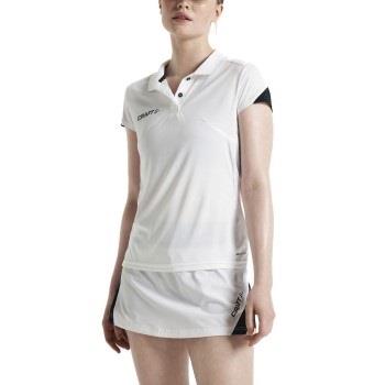 Craft Pro Control Impact Polo W Hvit polyester Small Dame