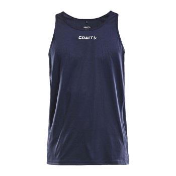 Craft Rush Singlet M Marine polyester Small Herre