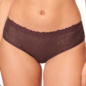 Sloggi Truser 3P ZERO Feel Lace 2.0 Hipster Brun Small Dame