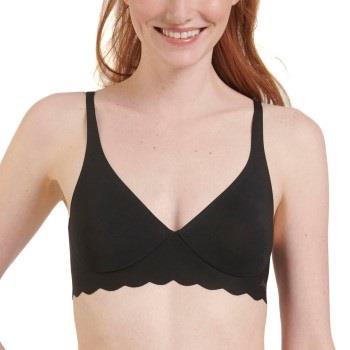 Sloggi BH ZERO Microfibre 2.0 Soft Bra Svart Medium Dame