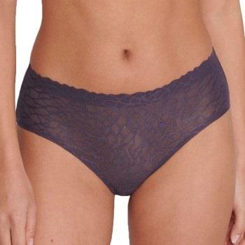 Sloggi Truser 2P ZERO Feel Lace 2.0 High Waist Brief Mørkelilla Small ...