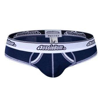 aussieBum 2P EnlargeIT 2.0 Brief Marine bomull Small Herre