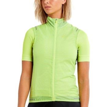 Craft Essence Wind Vest W Limegrønn polyester Small Dame