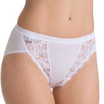 Sloggi Truser Chic Tai Brief Hvit bomull 38 Dame