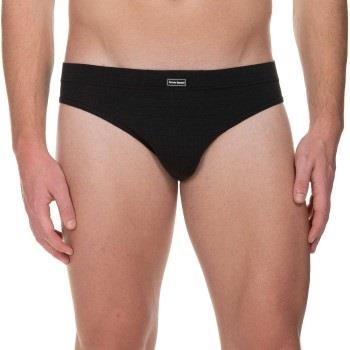 Bruno Banani 2P Check Line 2.0 Sports Brief Svart polyamid Small Herre