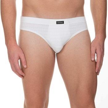 Bruno Banani 2P Check Line 2.0 Sports Brief Hvit polyamid Small Herre