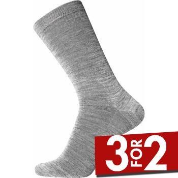 Egtved Strømper Twin No Elastic Sock Lysgrå Str 45/48