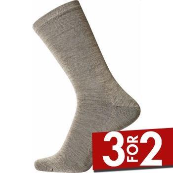 Egtved Strømper Twin No Elastic Sock Sand Str 45/48