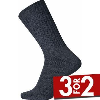 Egtved Strømper Wool Ribbed Sock Marine Str 45/48