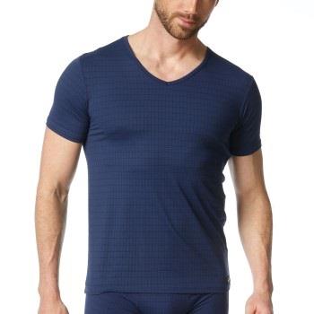 Bruno Banani Check Line 2 0 V-Shirt Marine polyamid Small Herre