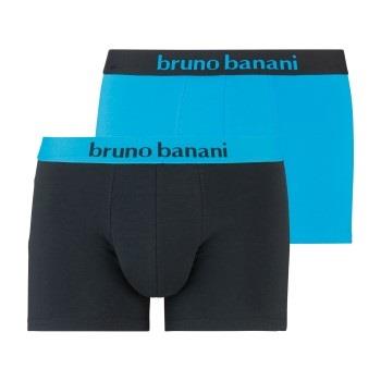 Bruno Banani 2P Flowing Shorts Svart/Blå bomull Small Herre