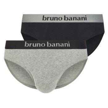 Bruno Banani 2P Flowing Sportslip Svart/Grå bomull Small Herre