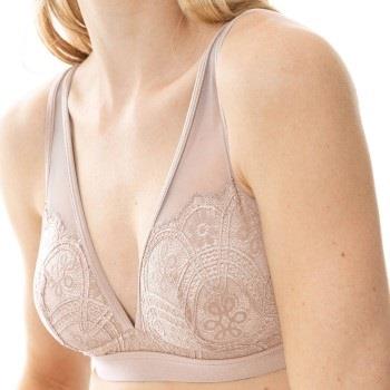 Mey BH Poetry Fame Triangle Bra With Lace Beige polyamid Large Dame