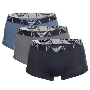 Armani Cotton Knit Boxer Trunk 6P Ubestemt Farge bomull Medium Herre