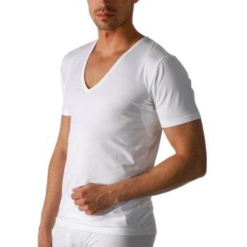 Mey Dry Cotton Functional V-Neck Shirt Hvit 3XL Herre