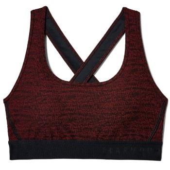 Under Armour BH Crossback Jacquard Sports Bra Rød Mønster polyester Sm...