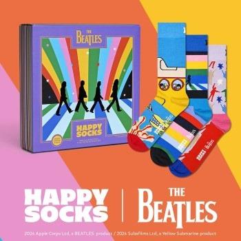 Happy socks Strømper 3P The Beatles Encore Edition Gift Box Mixed bomu...